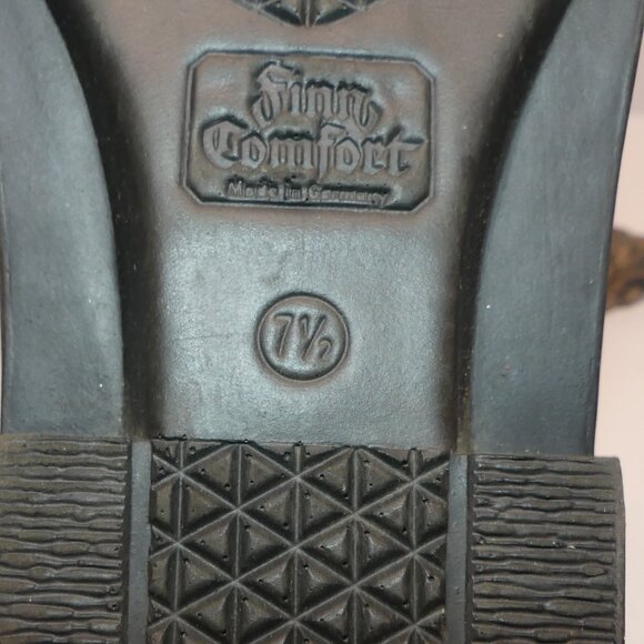 Women's Finn Comfort nubuck leather ankle desert boot UK 7.5 US 10 - Picture 7 of 9